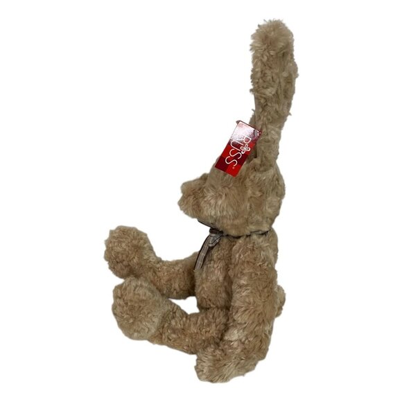 Russ Berrie Brody Sitting Bunny Rabbit Easter Plush Stuffed Animal Wired Ears - Picture 4 of 6